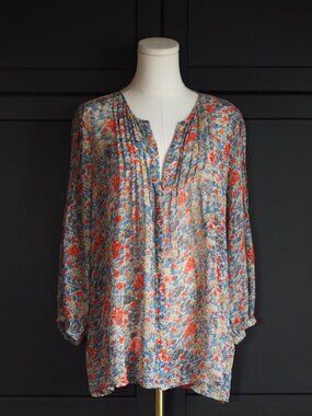 Joie | Silk 'Lacee' Floral Blouse
